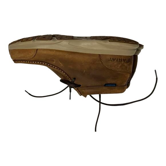 Ariat Spitfire Moc Toe 8.5 EEE Chukka Shoes Brown Leather 10038479 Waterproof - Picture 9 of 10